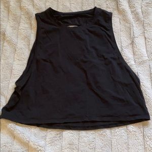 Cropped Lululemon tank top